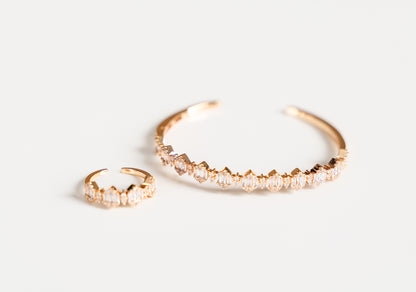 Regal Bangle & Ring Set