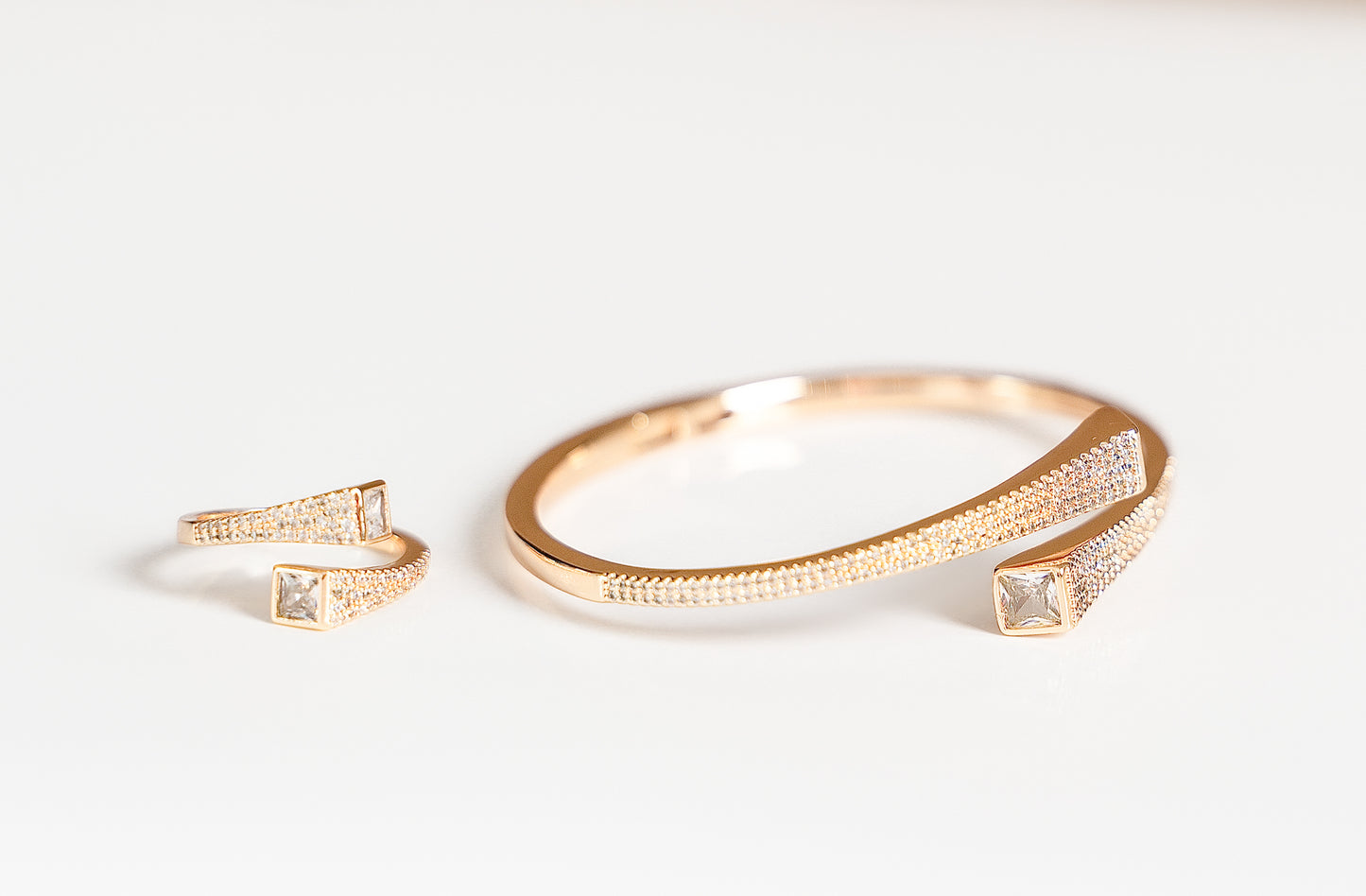 Prism Bangle & Ring Set