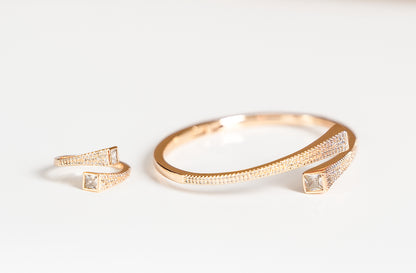 Prism Bangle & Ring Set