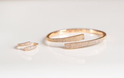 Nova Pavè Bangle & Ring Set