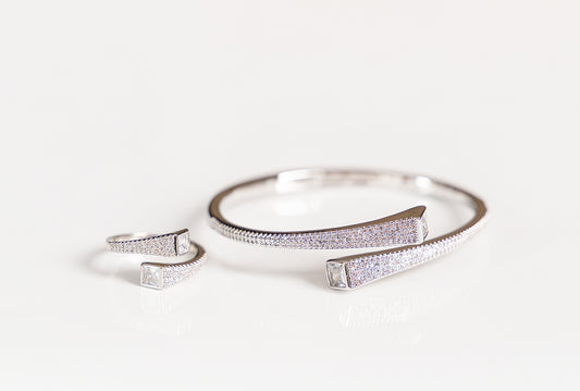 Nova Pavè Bangle & Ring Set