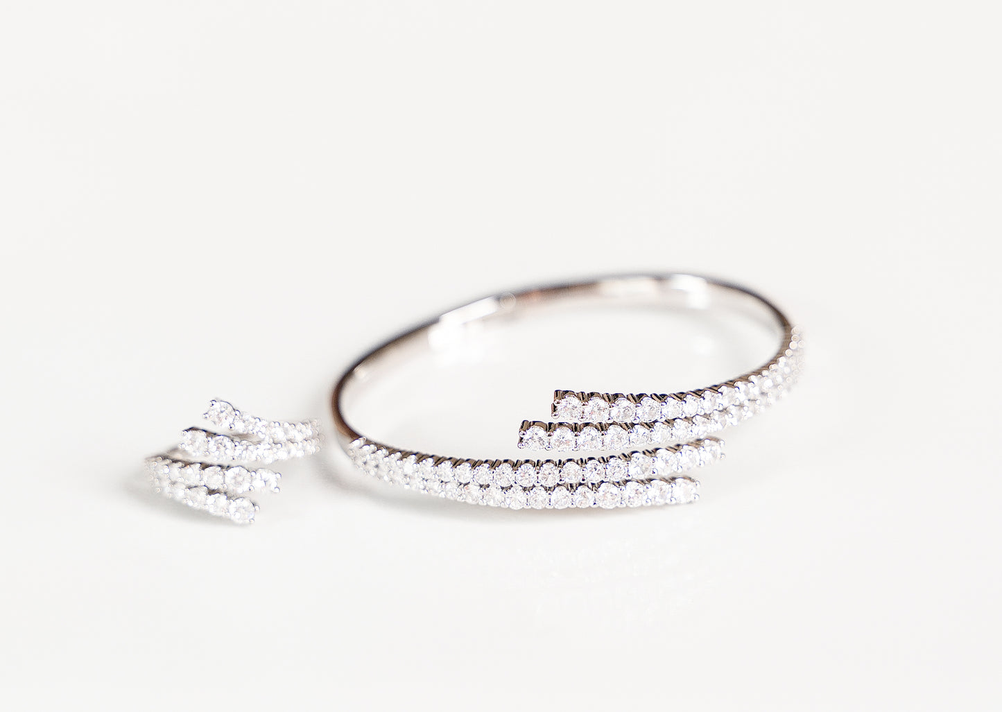 Nova Twist Bangle & Ring Set