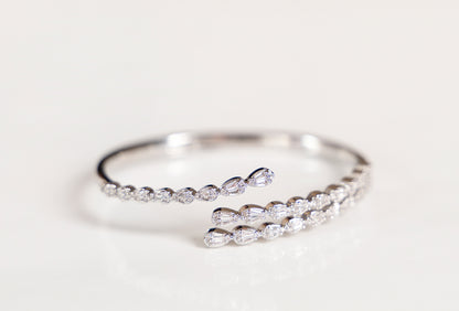 Marquise Vine Bangle & Ring Set