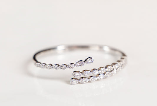 Marquise Vine Bangle & Ring Set