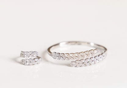 Bloom Bangle & Ring Set